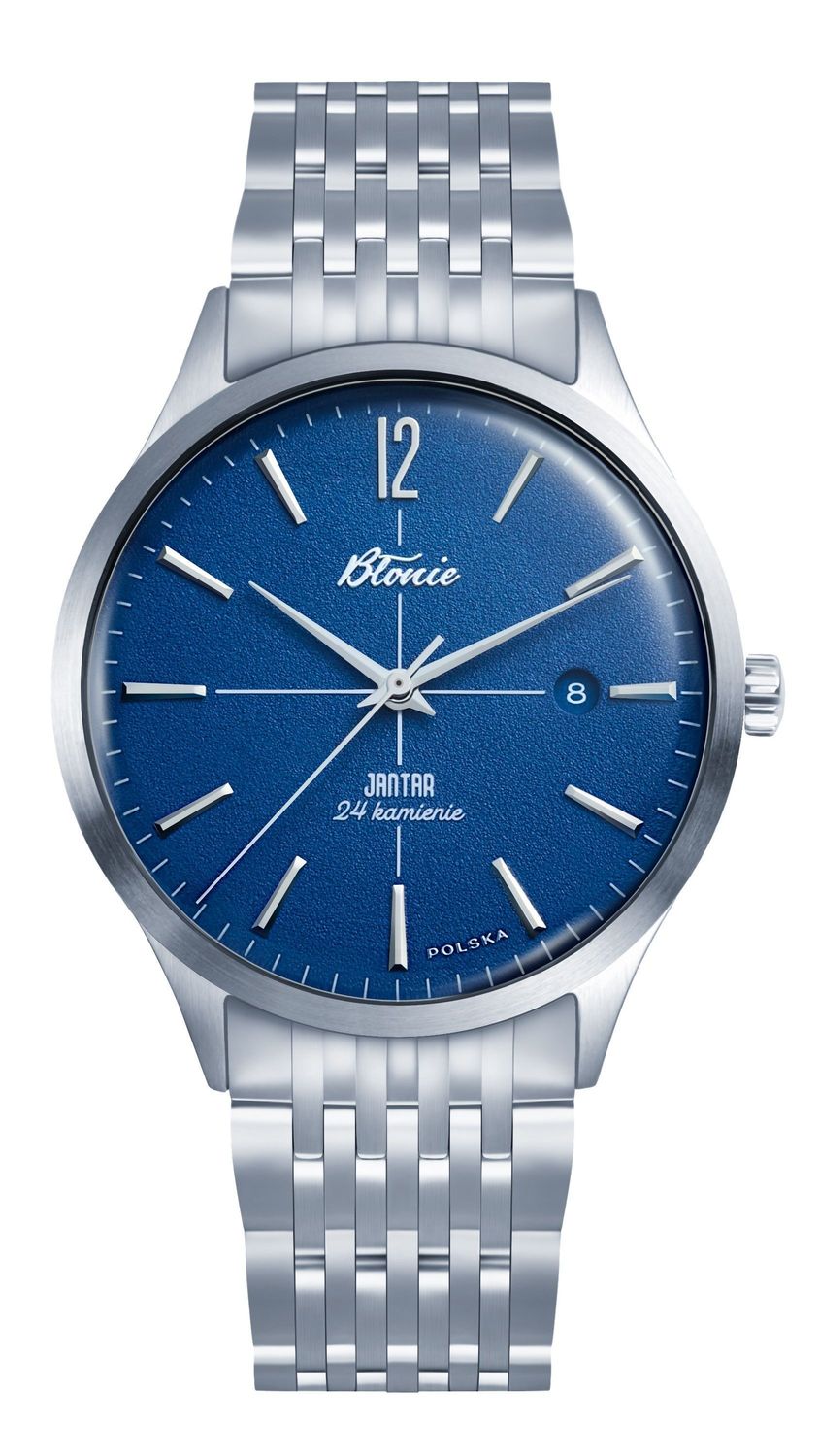 Polski zegarek automatyczny męski Błonie Jantar Burza⌚ Grawer na zegarku gratis 🔝 Męski zegarek na bransolecie klasyk🎁Prezent na Walentynki ❤️Prezent na Święta🤗 Największy wybór polskich zegarków w sklepie zegarki-diament.jpg